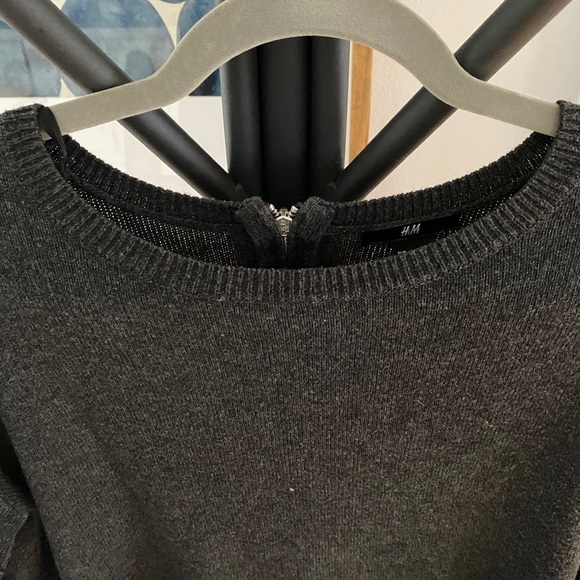 *2/$15* H&M Charcoal Sweater - Picture 2 of 3